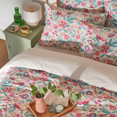 Bettwäsche aus Baumwollperkal