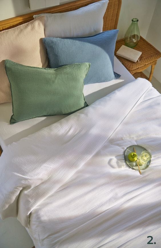 Kissenbezug aus Baumwolle