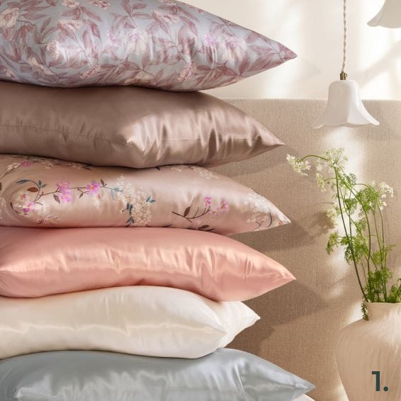 Kissenbezug aus 100% Seide