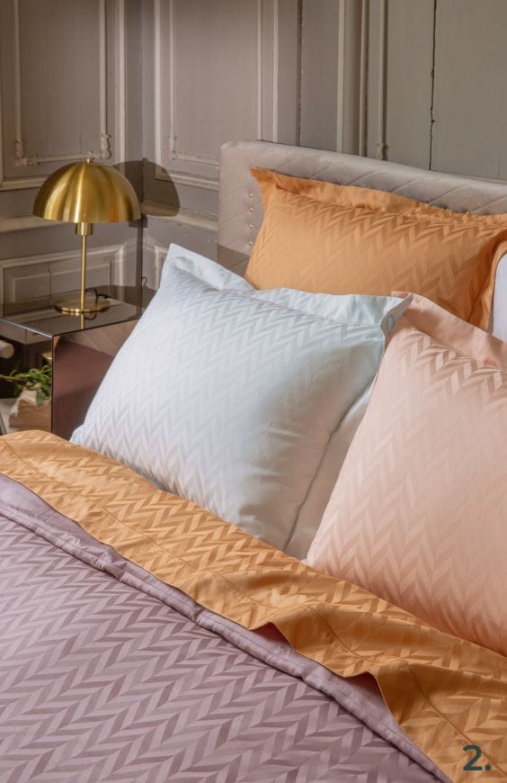 Bettbezug aus Baumwollsatin