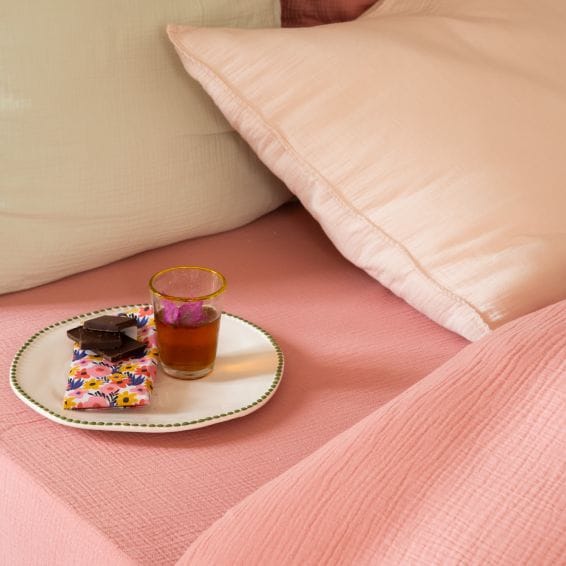 Housse de couette en gaze de coton