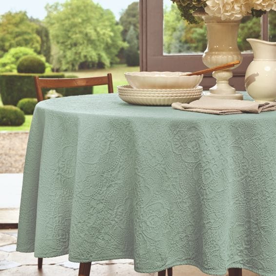 Tischdecke aus Baumwollpiqué