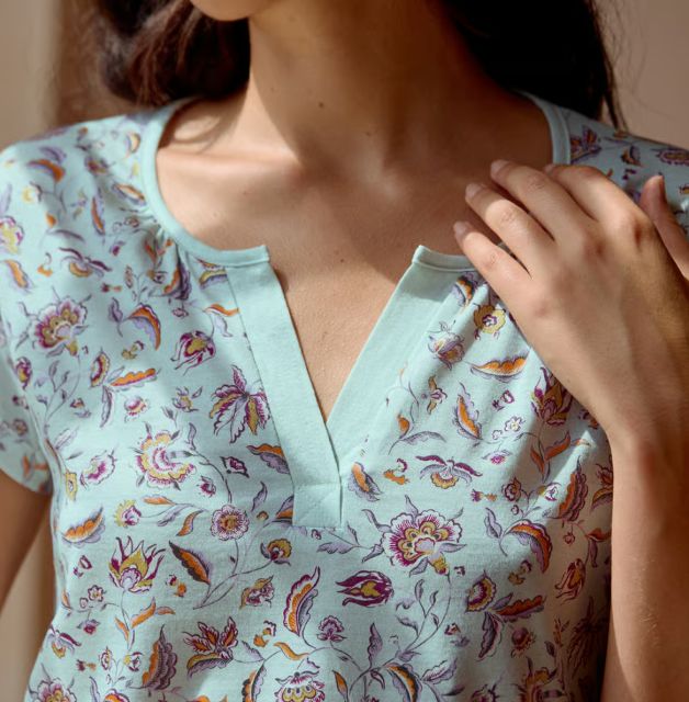 Chemise de nuit en coton