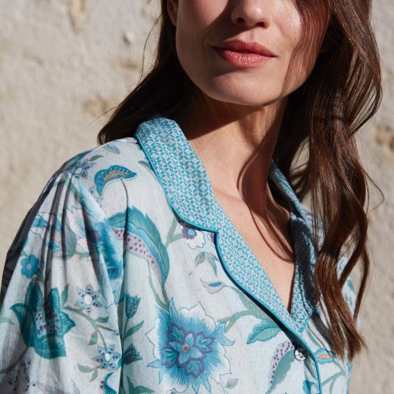 Pyjama en voile de coton