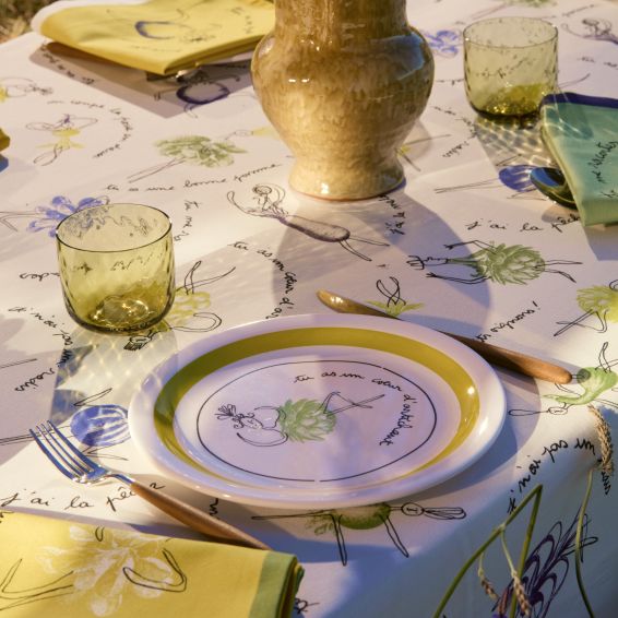 Tischdecke Serge Bloch x Linvosges