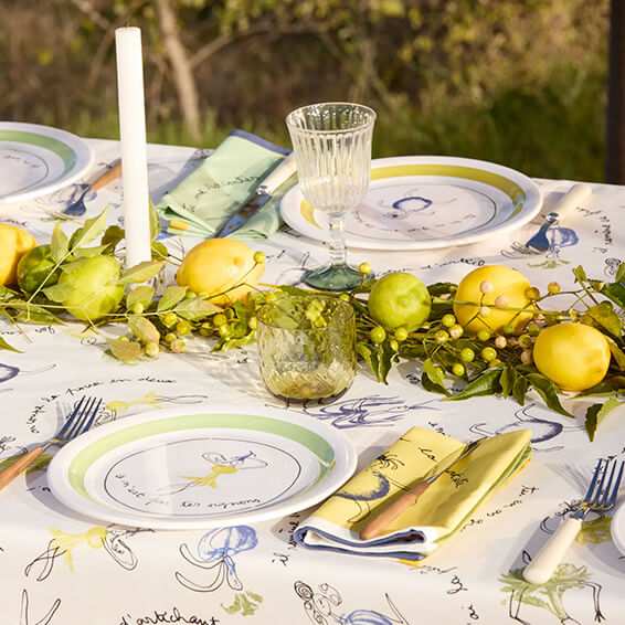 Les 4 assiettes Serge Bloch x Linvosges