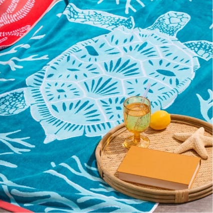 Drap de plage au confort moelleux 