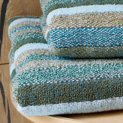 Linge de bain rayures